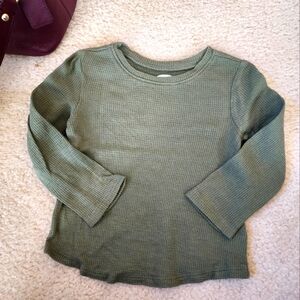 *nd 12-18 Months Olive Green Long Sleeve Thermal Shirt